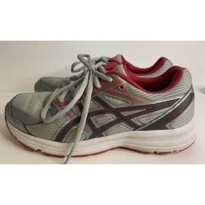 ASICS Jolt Athletic‎ Running Neutral Shoes~Silver/Pink/Grey~Womens SZ 7.5 SOLD